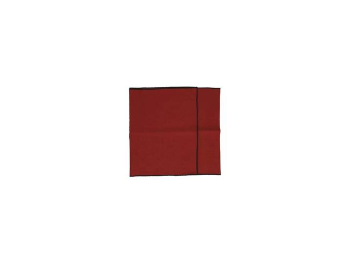 Chemin de table rouge en lin et coton Métisse