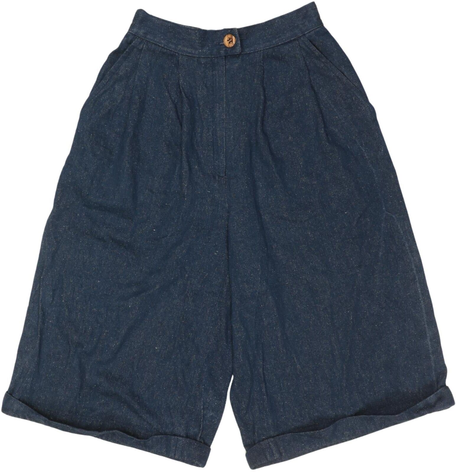 hessnatur Damen Shorts, Blau, Gr. EU 36, Seide - Second Hand