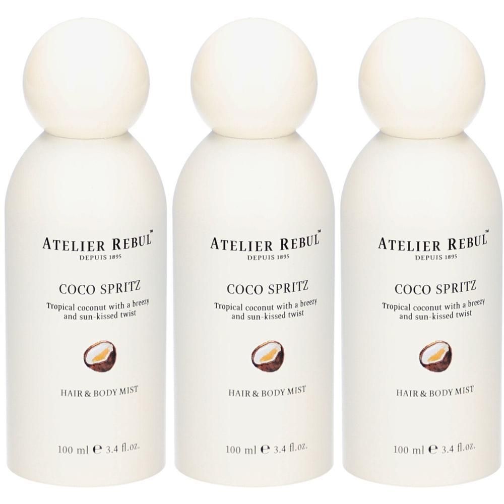 Atelier Rebul Coconut Spritz Body Mist 100ml x3 3x100 ml Spray