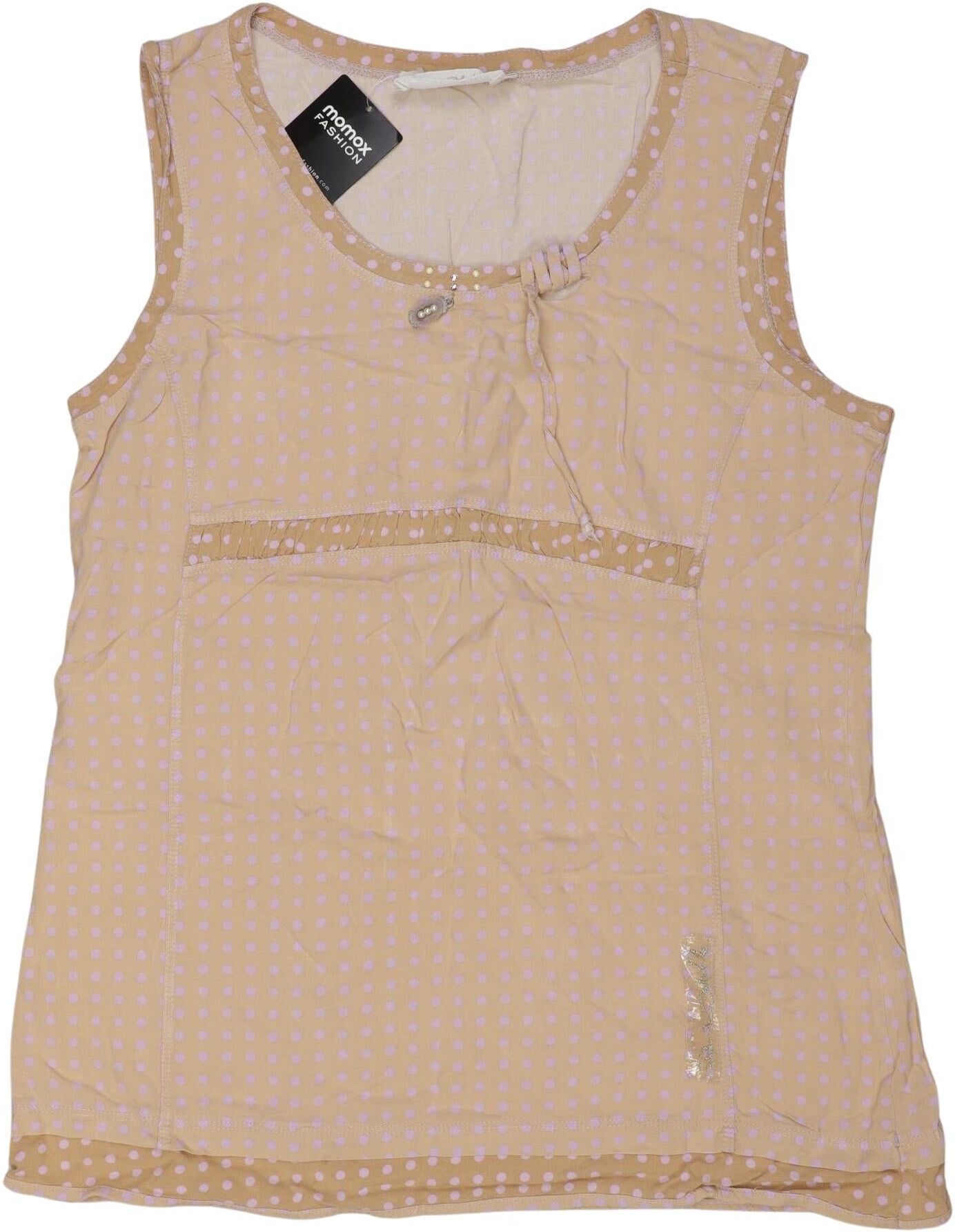 Elisa Cavaletti Damen Top, Beige, Gr. M, kein / Etikett - Second Hand