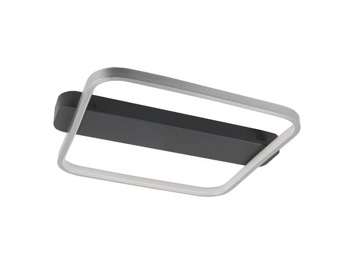 HighLight LED Deckenleuchte Ascona, dimmbar, schwarz, für Wohn- / Esszimmer, Aluminium, Modern