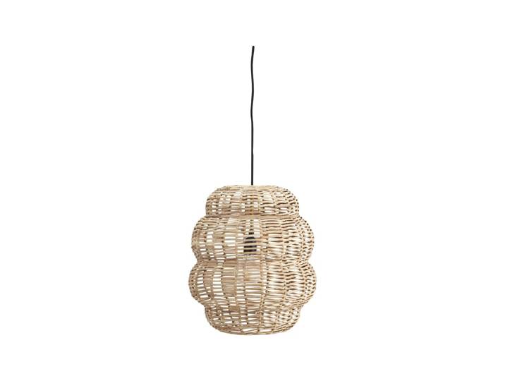 Lampe suspension ronde en bambou