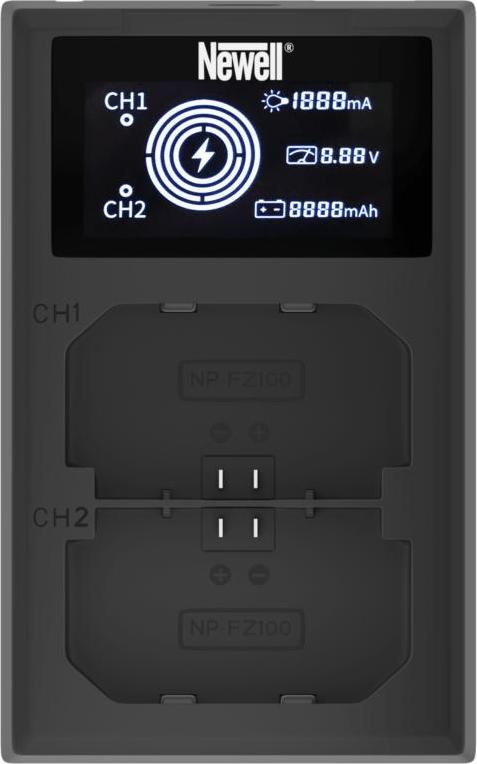 Newell FDL-USB-C dual-kanaals oplader voor Sony NP-FZ100