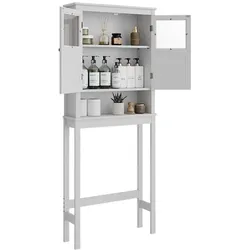 Vicco, Badezimmerschrank, Toilettenschrank Bianco, Weiss, 69 x 171 cm (19.80 x 69 x 171 cm)