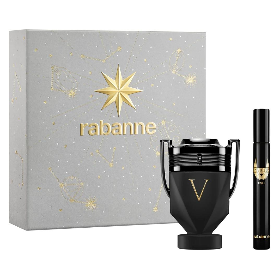 Paco Rabanne Invictus Victory Absolu Intense Perfume 50ml 10 Travel Sprays (Parfum Set) (65284031)
