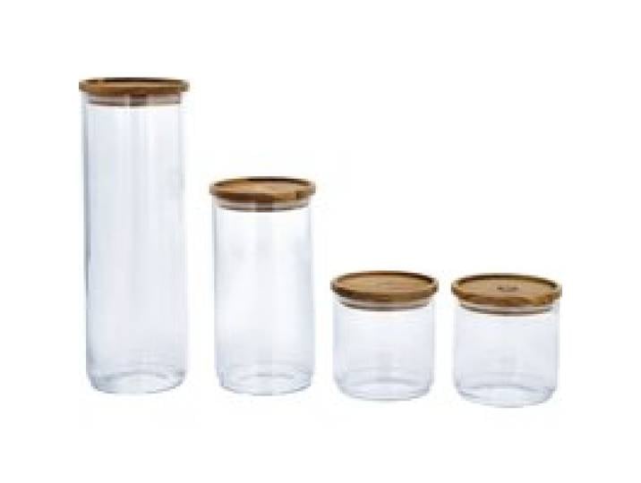 SILVERCREST® Boîtes de conservation en verre, 4 pièces