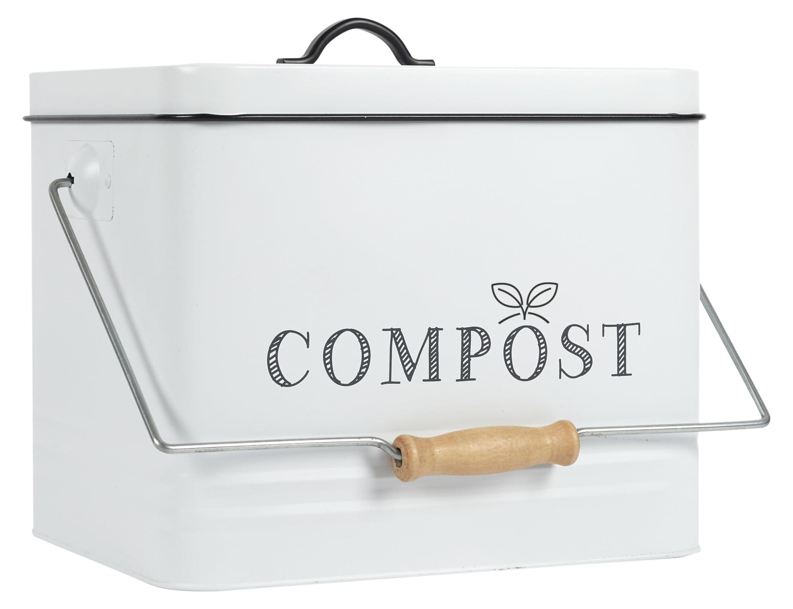 Je Cherche Une Idee Compostbak van metaal, 10 liter