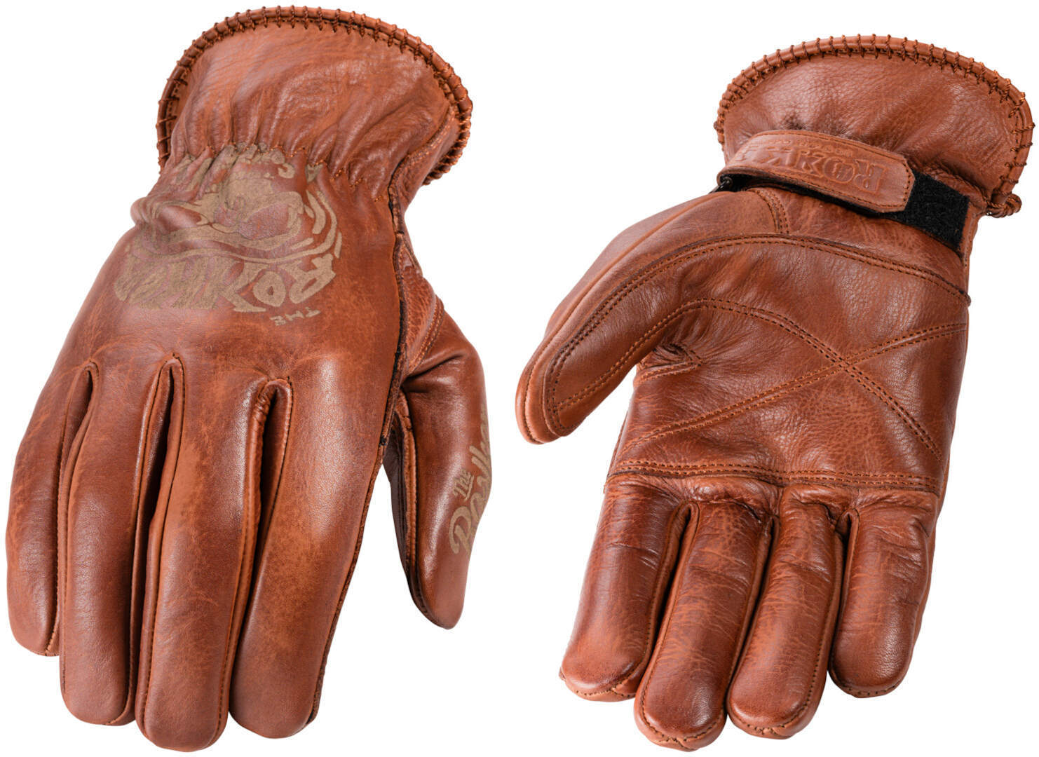 Rokker Tattoo Skull Motorrad Handschuhe 89032-05-S