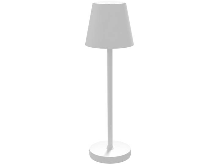 HOMCOM Tischlampe Aufladbare USB Tischleuchte mit 3 Lichtfarben für Wohnzimmer