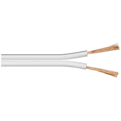 MicroConnect Loudspeaker cable, 50m, white (50 m, 2.50 mm2), Lautsprecherkabel, Weiss