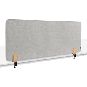 Legamaster Tischtrennwand 7-209812, grau, Akustik-Trennwand mit Filzbezug, 160 x 60cm