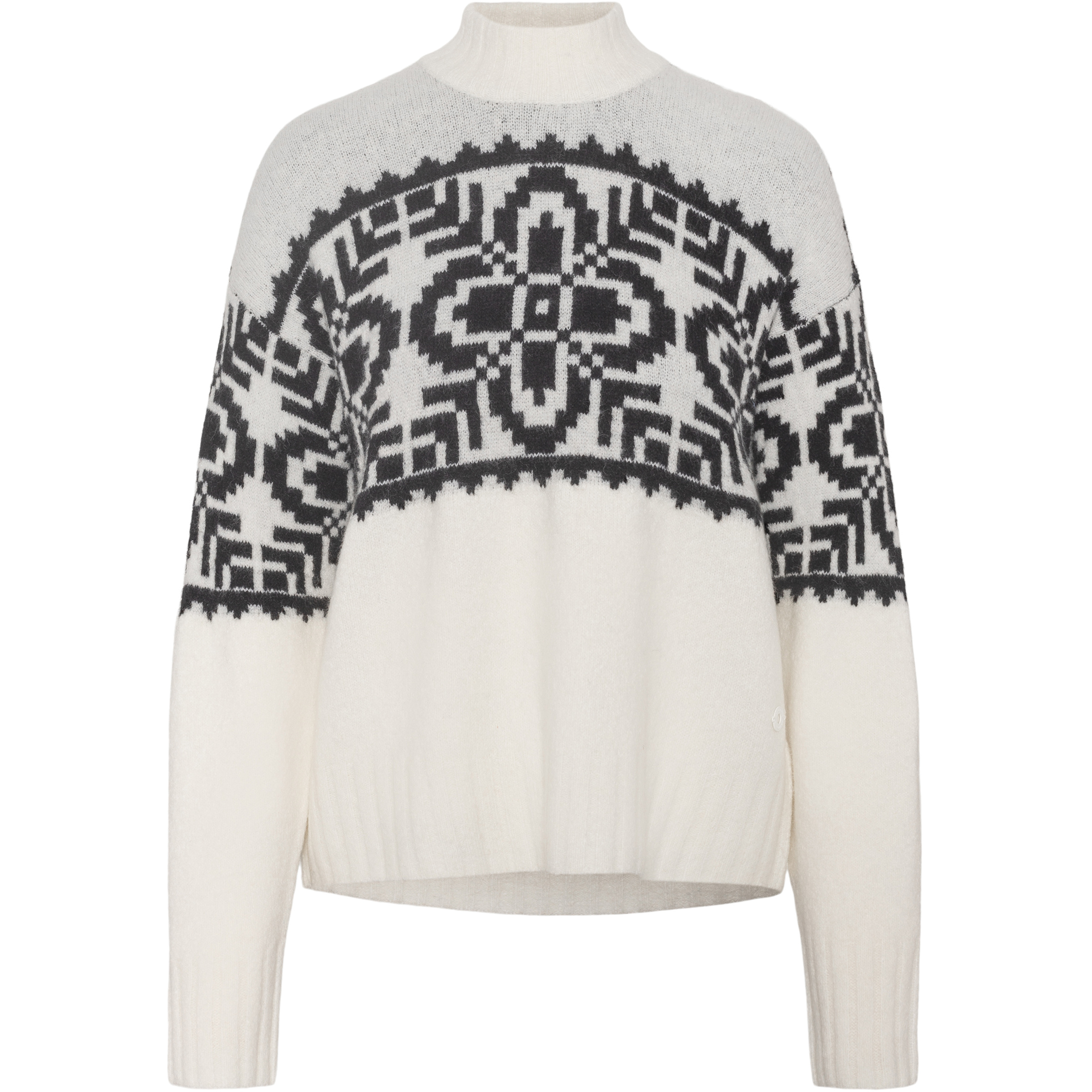 Kari Traa Disa Knit Damen Pullover weiss Größe L Lifestyle Atmungsaktiv Merinowolle