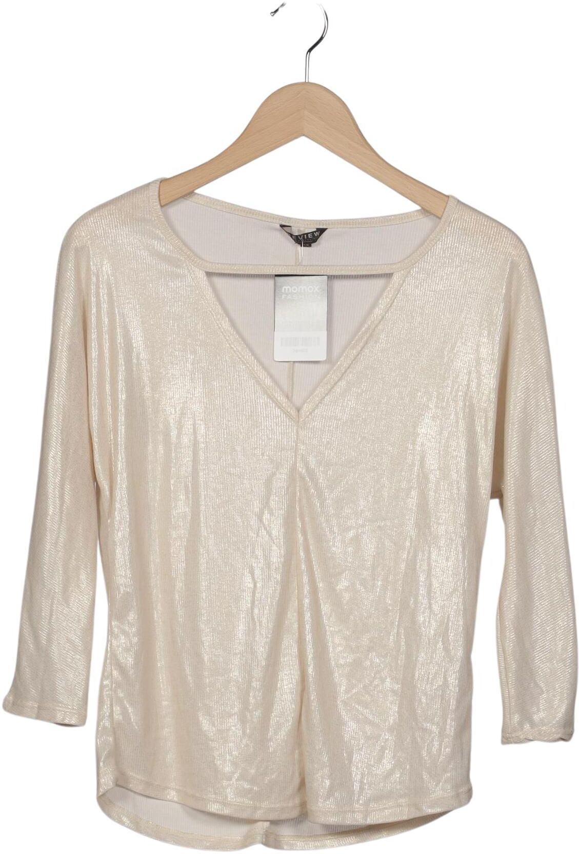 Review Damen Langarmshirt, Beige, Gr. XS, Synthetik - Second Hand
