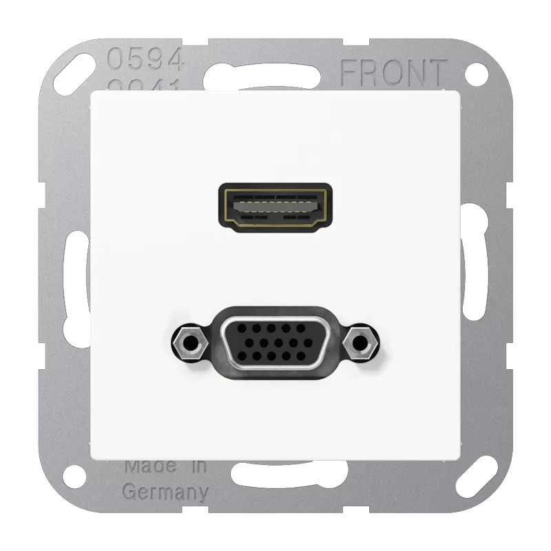 Jung Multimedia-aansluiting type MA A 1173 WW