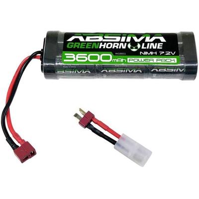 Absima Modellbau-Akkupack (NiMh) 7.2 V 3600 mAh Zellen-Zahl: 6 Hardcase T-Buchse, Tamiya-Buchse