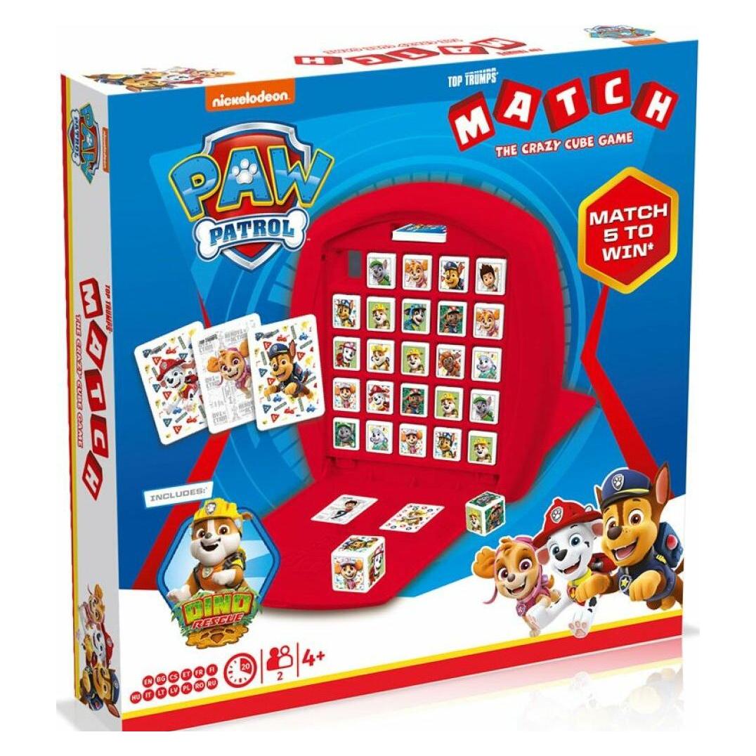 Winning Moves Top Trumps Match - Paw Patrol (Englisch, Französisch, Polnisch, 2 Spieler) (WM01346-ML1-6)
