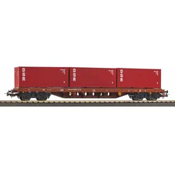 PIKO 24500 H0 Containertragwagen mit DSR Containern, DR, Ep. IV
