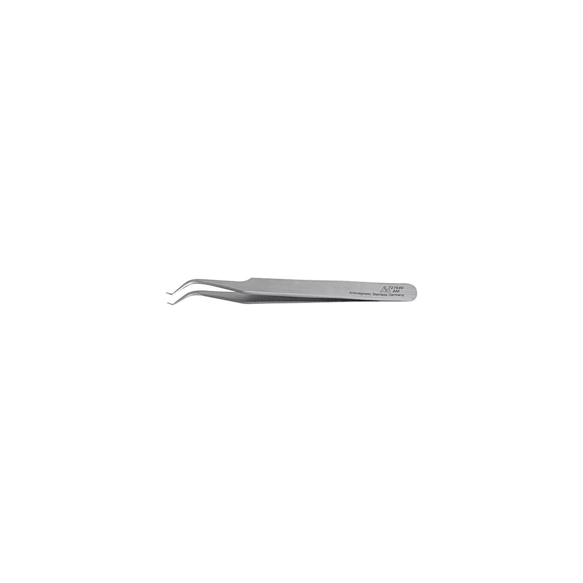 HOLEX Pinzette abgesetzt / sichelförmig spitz, kurz gewinkelt, 120 mm, Form 7b, AM (727640 AM)