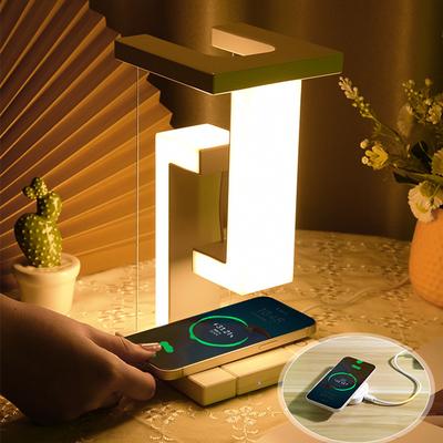 Rare Purchases Wireless Charging Floating Lamp With Detachable Light, Decorative Lamp For Office And Bedroom, Modern Home Decor Light Wireless Charging Floating Lamp With Detachable Light, Decorative Lamp For Office And Bedroom, Modern Home Decor Light