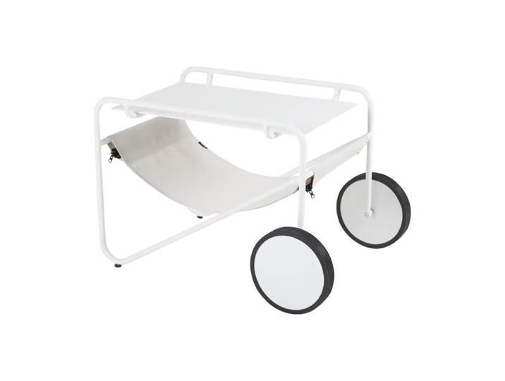 Brafab Table d appoint Poul Table White-off white, 72x44 cm'