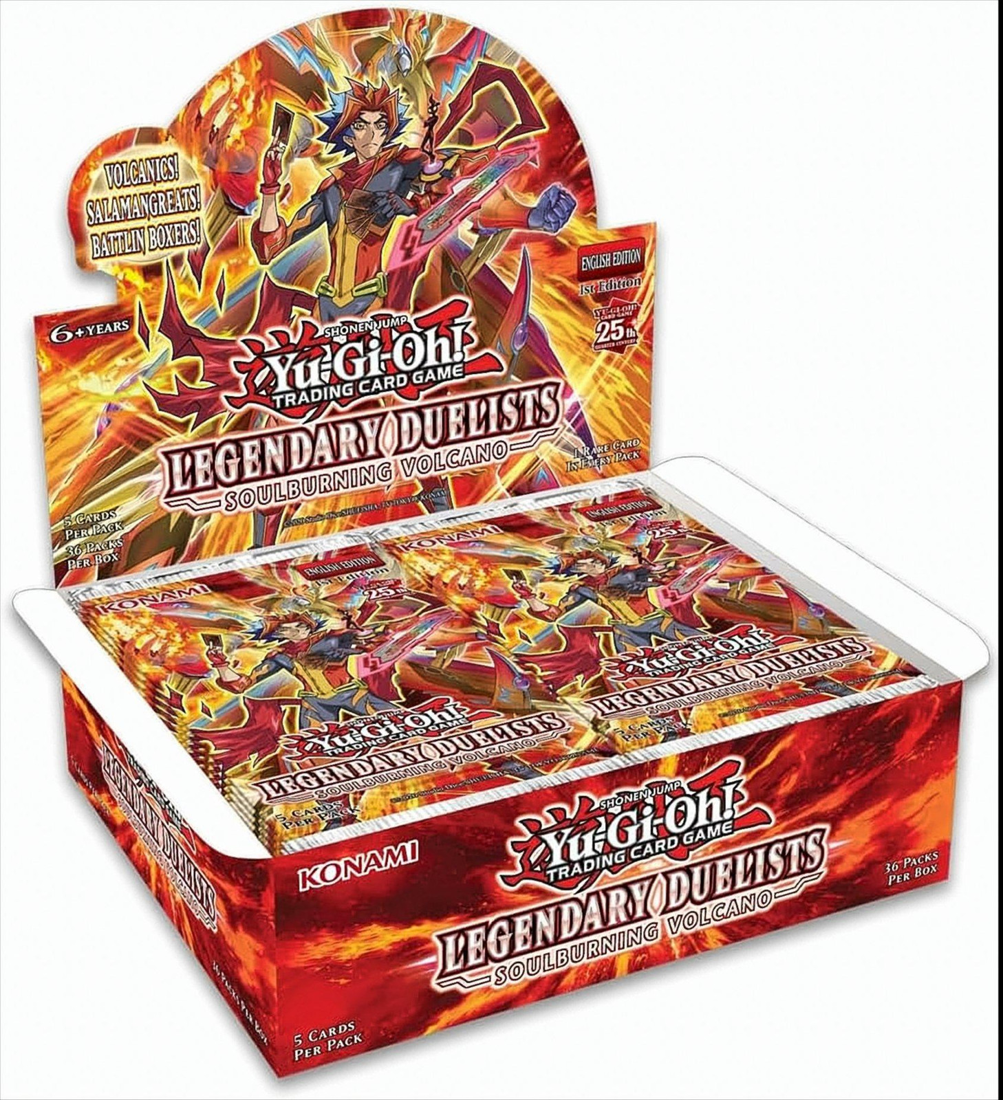 Konami Yu-Gi-Oh! Legendary Duelists: Soulburning Volcano Booster Box