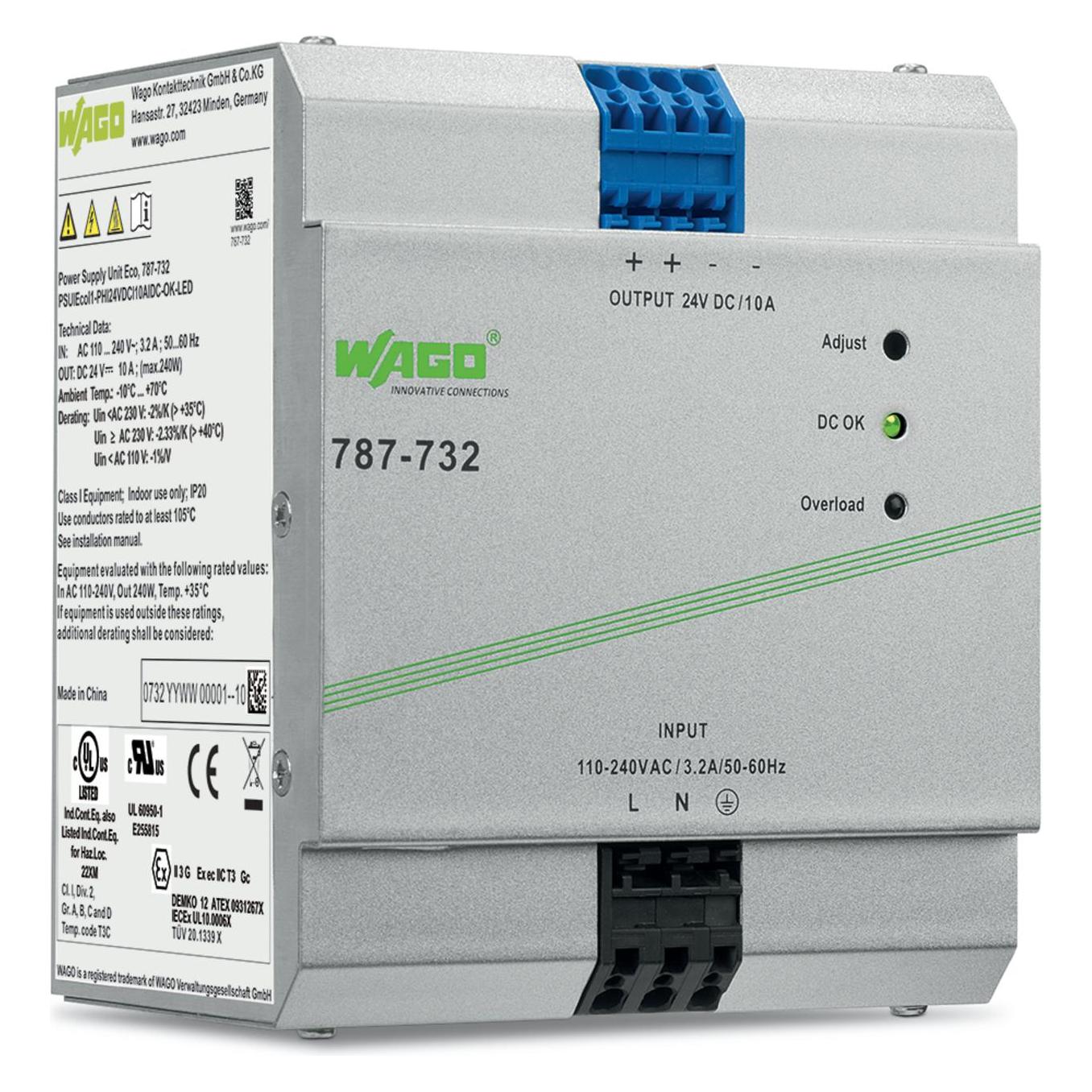Wago Hutschienen-Netzteil (DIN-Rail (787-732)