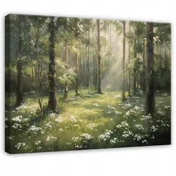 LEINWAND BILDER Wald Natur Grün 60x40