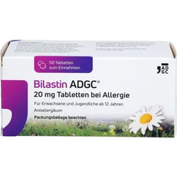 Bilastin Adgc 20 mg Tabletten bei Allergie 50 ST