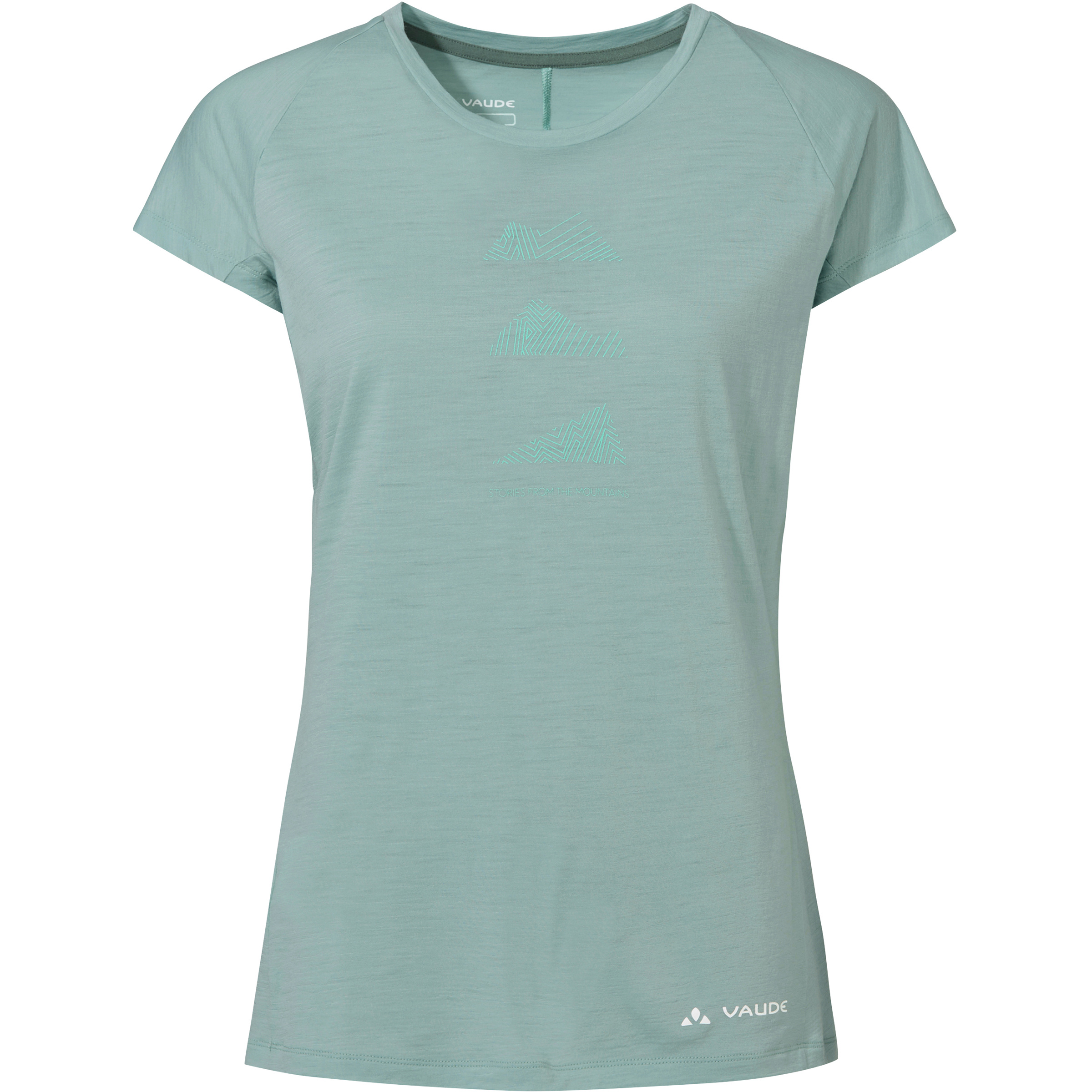 Vaude Tekoa Wool Damen T-Shirts gruen Größe XS Lifestyle Hautfreundlich Merinowolle