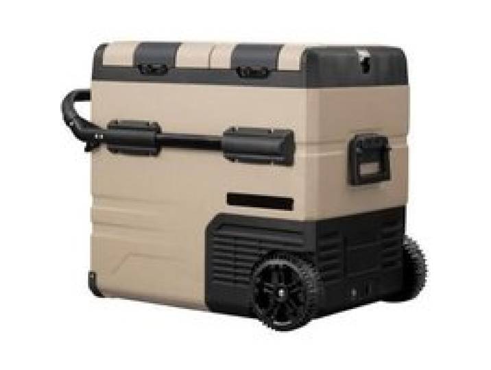 Glacière électrique à compresseur Steamy-E sur roulettes - Double zone - 55 litres - 12V et 230V - Grès