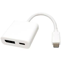 ROLINE Display Adapter USB Typ C - DisplayPort v1.2 + PD 12.03.3221