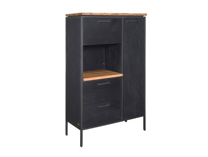 Highboard 92x155cm 'Kuba' Akazie mit Baumkante