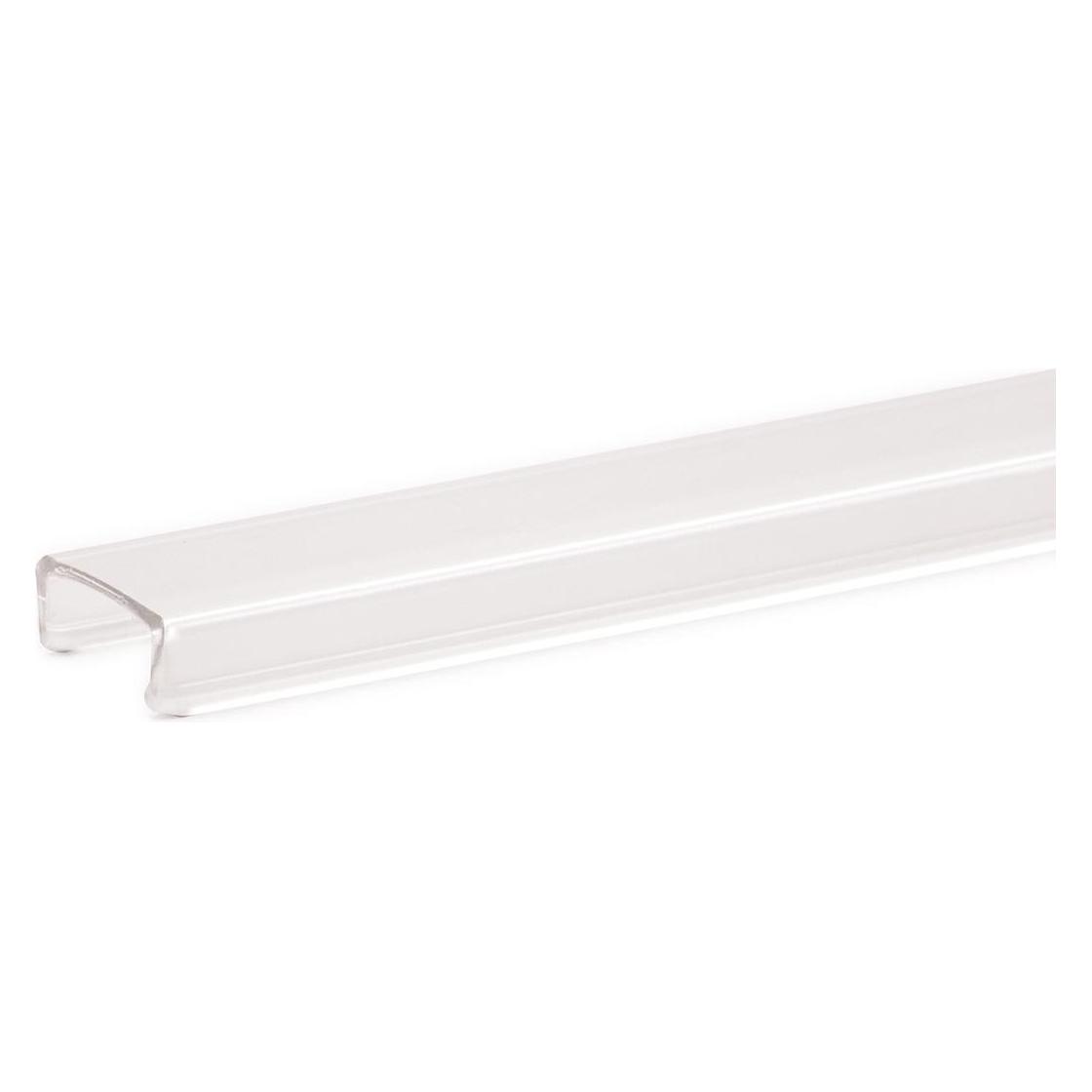 Brady Clear Rail Covers - 1 Meter (RAIL COVER, CLEAR, 1000MM)