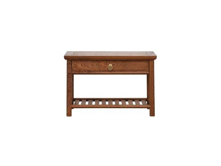 LUZZILE Trittbrettbank Hölzerner quadratischer Hocker, Schuhwechselhocker, Veranda, Zuhause, chinesischer Stil, niedriger