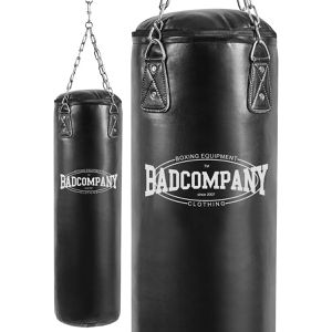 Bad-Company Boxsack gefüllt mit Textilresten, 40 kg, für Erwachsene, 150 cm, mit Stahlkette zum Aufhängen