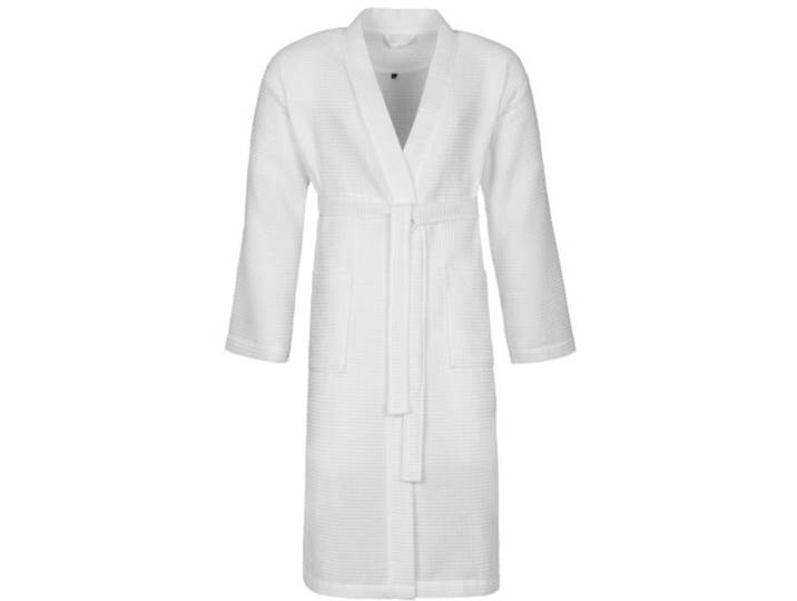 Vossen Bademantel Wellington S weiss Baumwolle S