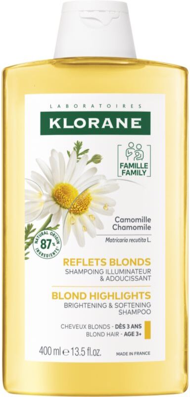 Klorane Camomille shampoing pour cheveux blonds 400 ml