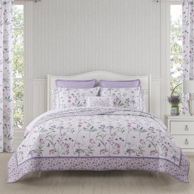 Nola 3 Piece Quilt Set by Royal Court in Lilac (Size KING)