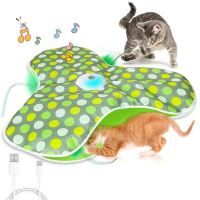 Uplift Essentials Interactive Smart Hide and Seek Cat Toy With Motion Sensors green