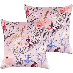 DEKOKISSEN 2er-Set Pastellrosa 45/45 cm Anemones