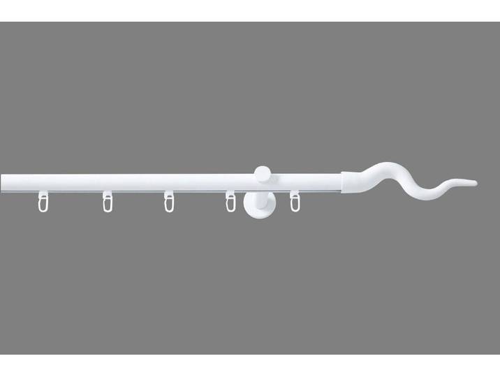 Innenlaufschiene GOOD LIFE Sepa Gr. 20, weiß, L:480cm Ø:20mm, Aluminium, Metall, Gardinenstangen, Innenlaufschiene