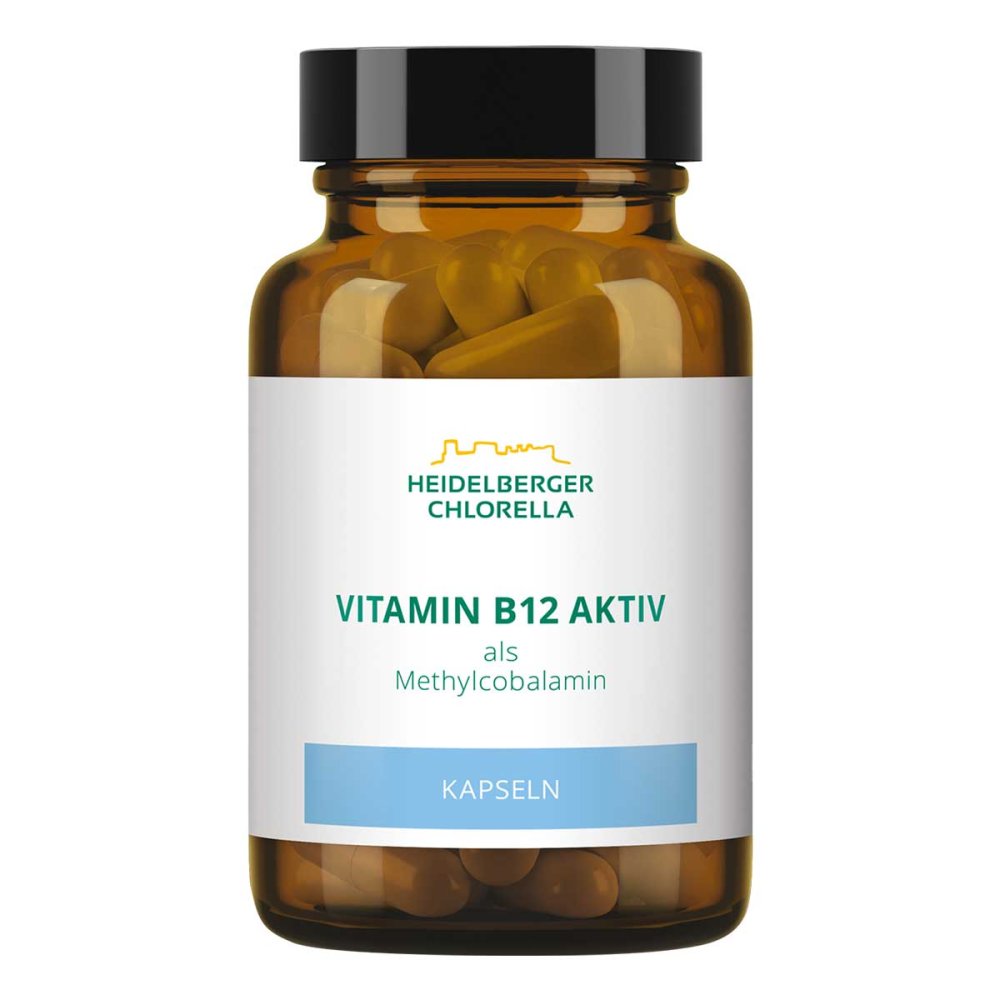 Heidelberger Chlorella GmbH Vitamin B12 aktiv Methylcobalamin Kapseln 09894648