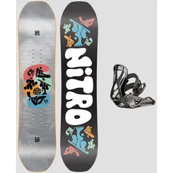 Nitro Ripper Kids + Charger Micro Set Kids Snowboard-Set uni Gr. 86