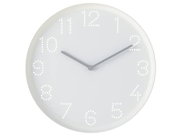 Ikea Horloge murale TROMMA\, 25 cm\, blanc