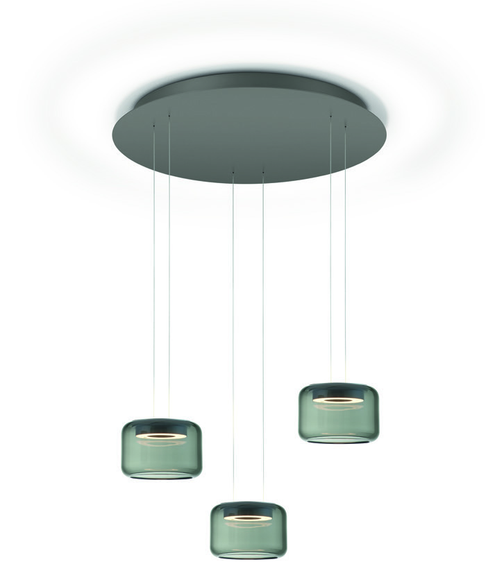 GKS Knapstein LED-Pendelleuchte SIDRA-Rondo Graphit anthrazit 51.531.35 4250035836785