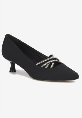 Women's Bonnie Pump by Ros Hommerson in Black Micro (Size 10 M)