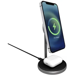 Epico Wireless Charger Stand 2in1 10w (10 W), Wireless Charger, Schwarz