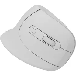 Sbox VM-838W Vertical Wireless White (Kabellos), Maus, Weiss