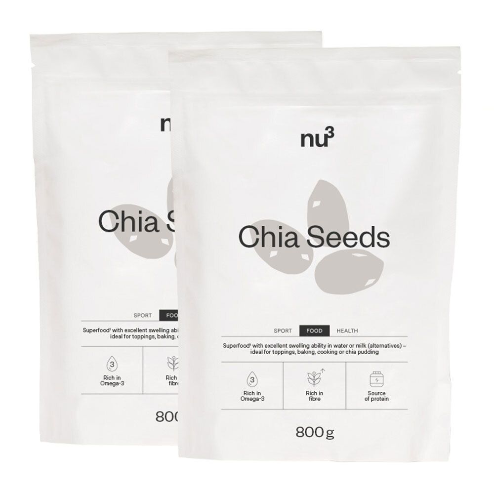 nu3 Chia-Samen 2x800 g Samen