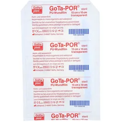 Gota-por PU Wundfilm 15x10 cm steril Pflaster